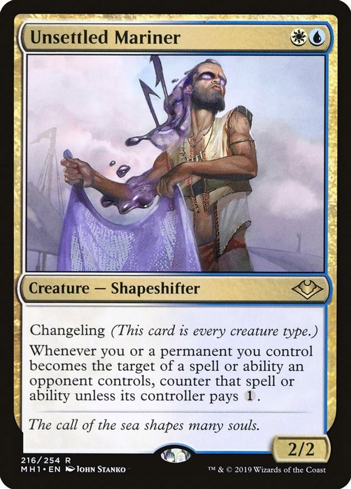 Unsettled Mariner · 216 · Modern Horizons · Non-foil