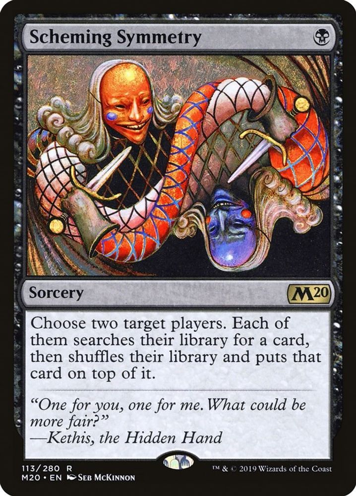 Scheming Symmetry · 113 · M20 · Non-foil