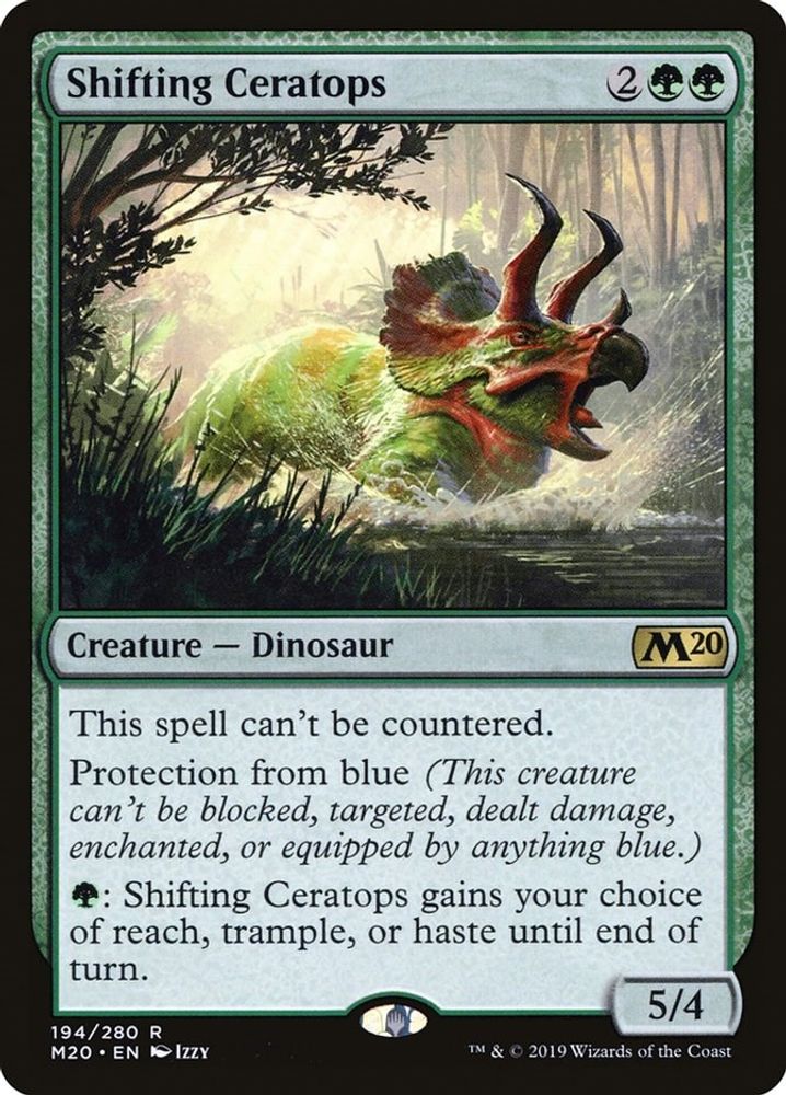 Shifting Ceratops · 194 · M20 · Non-foil