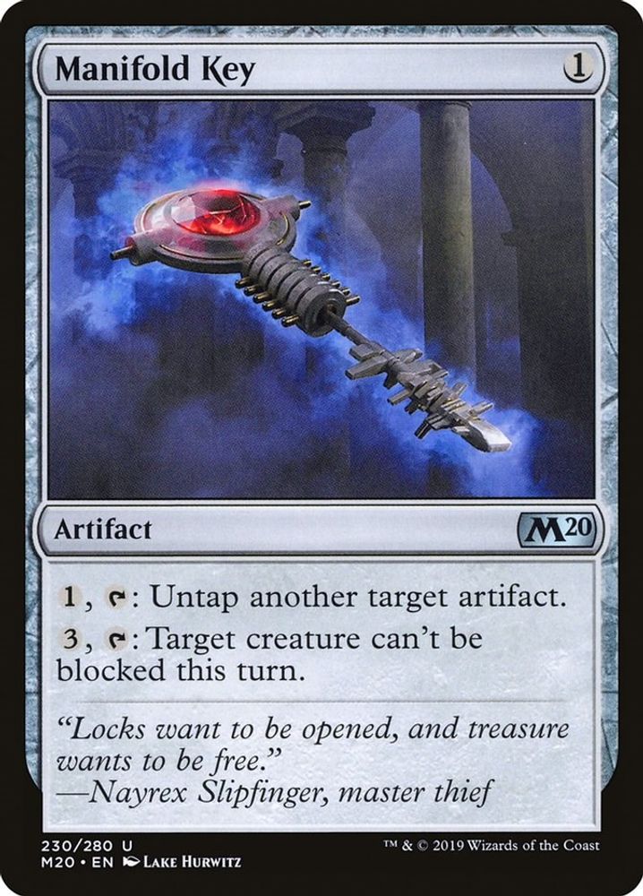 Manifold Key · 230 · Core Set 2020 · Non-foil