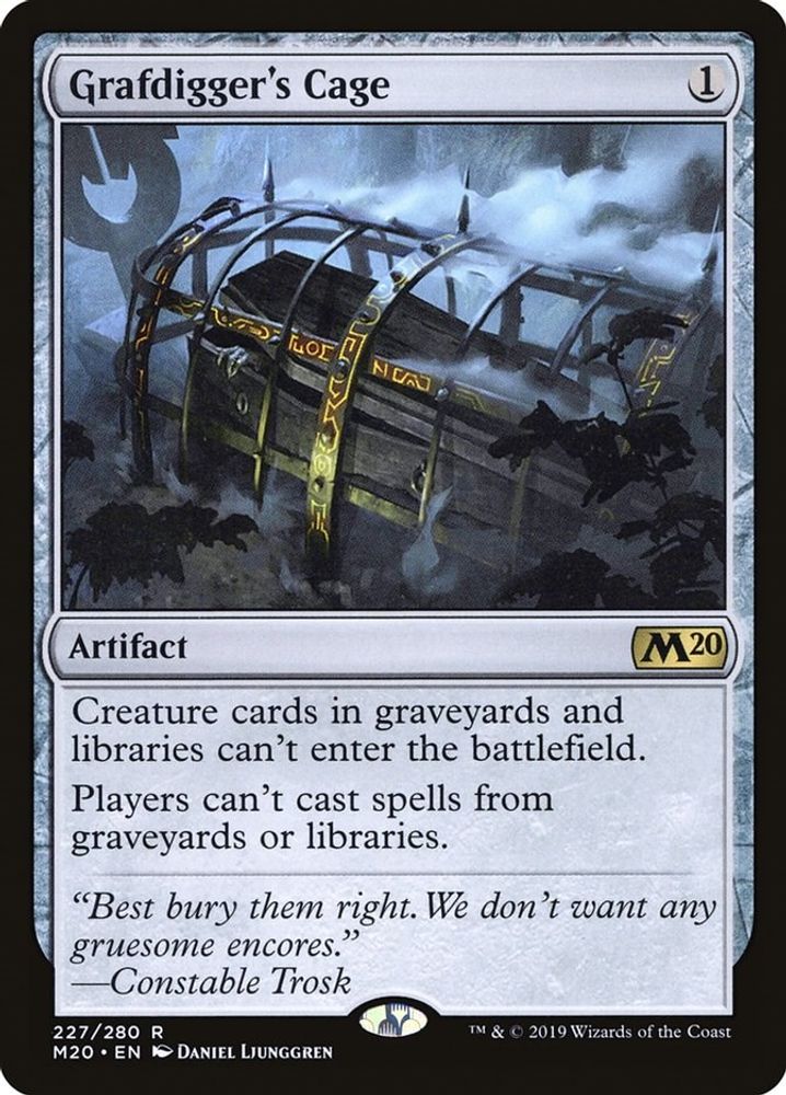 Grafdigger's Cage · 227 · Core Set 2020 · Non-foil