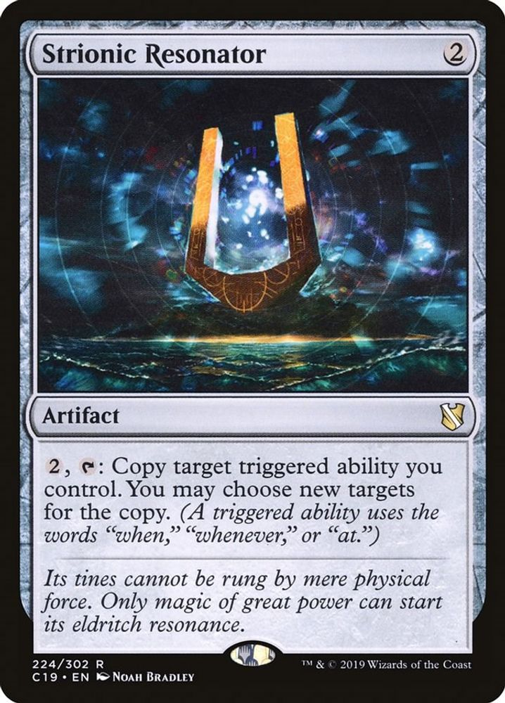 Strionic Resonator · 224 · C19 · Non-foil