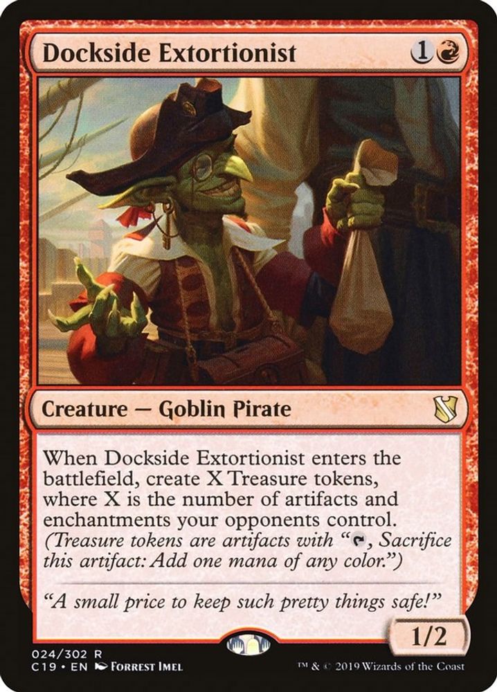 Dockside Extortionist · 24 · Commander 2019 · Non-foil