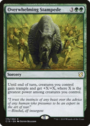 Overwhelming Stampede · 175 · C19 · Non-foil