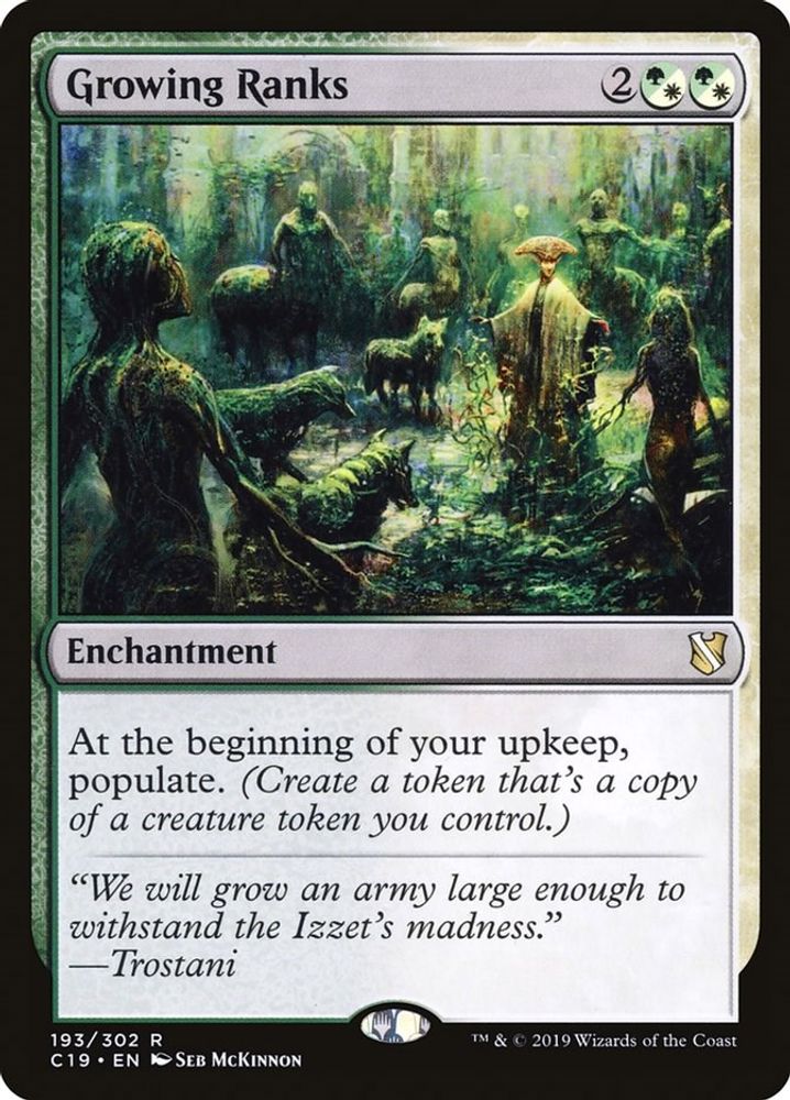 Growing Ranks · 193 · Commander 2019 · Non-foil