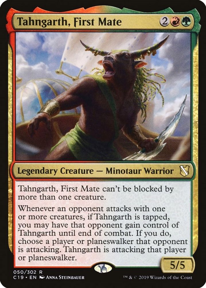 Tahngarth, First Mate · 50 · Commander 2019 · Non-foil