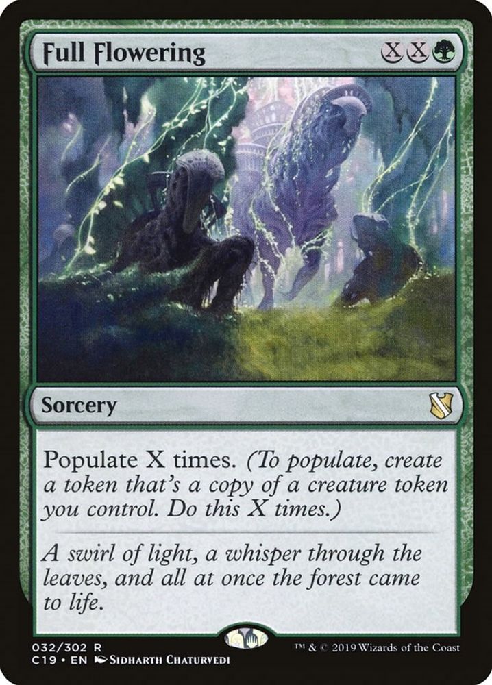 Full Flowering · 32 · Commander 2019 · Non-foil