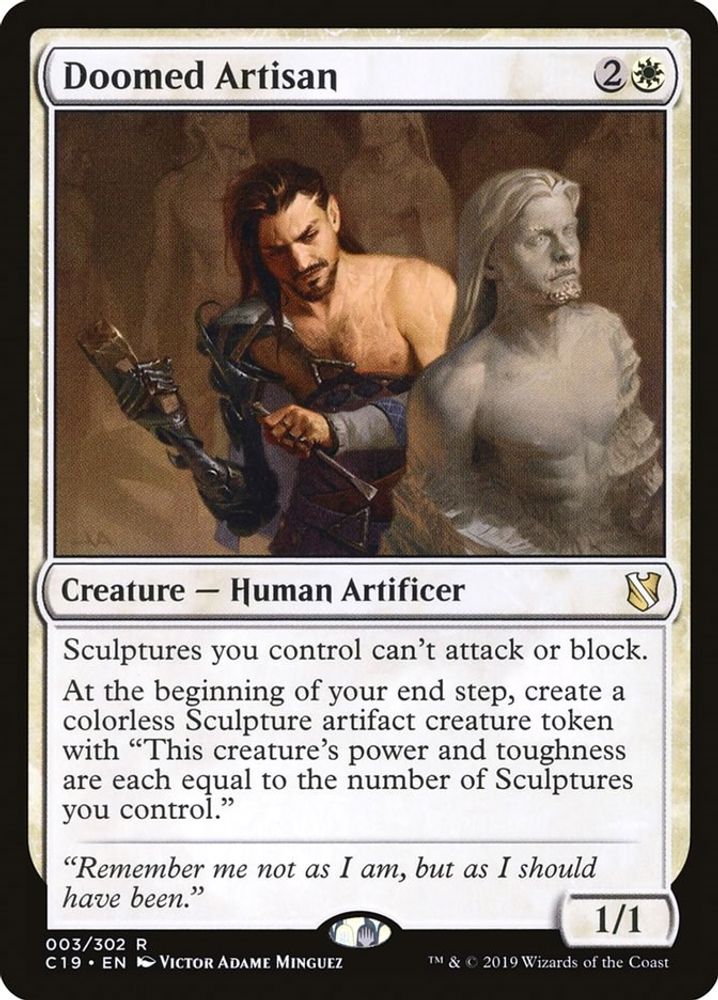 Doomed Artisan · 3 · Commander 2019 · Non-foil