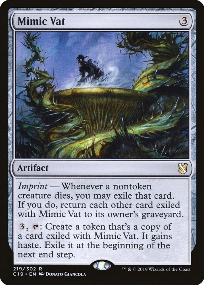 Mimic Vat · 219 · Commander 2019 · Non-foil