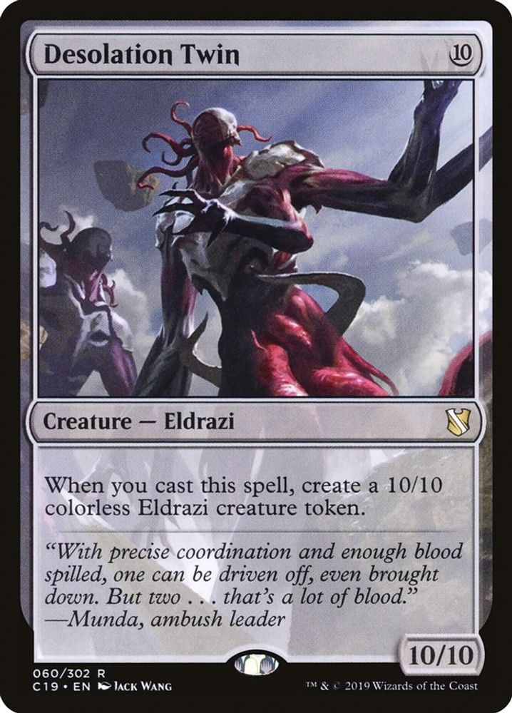 Desolation Twin · 60 · Commander 2019 · Non-foil