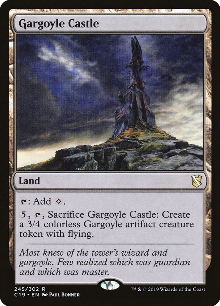 Gargoyle Castle · 245 · Commander 2019 · Non-foil