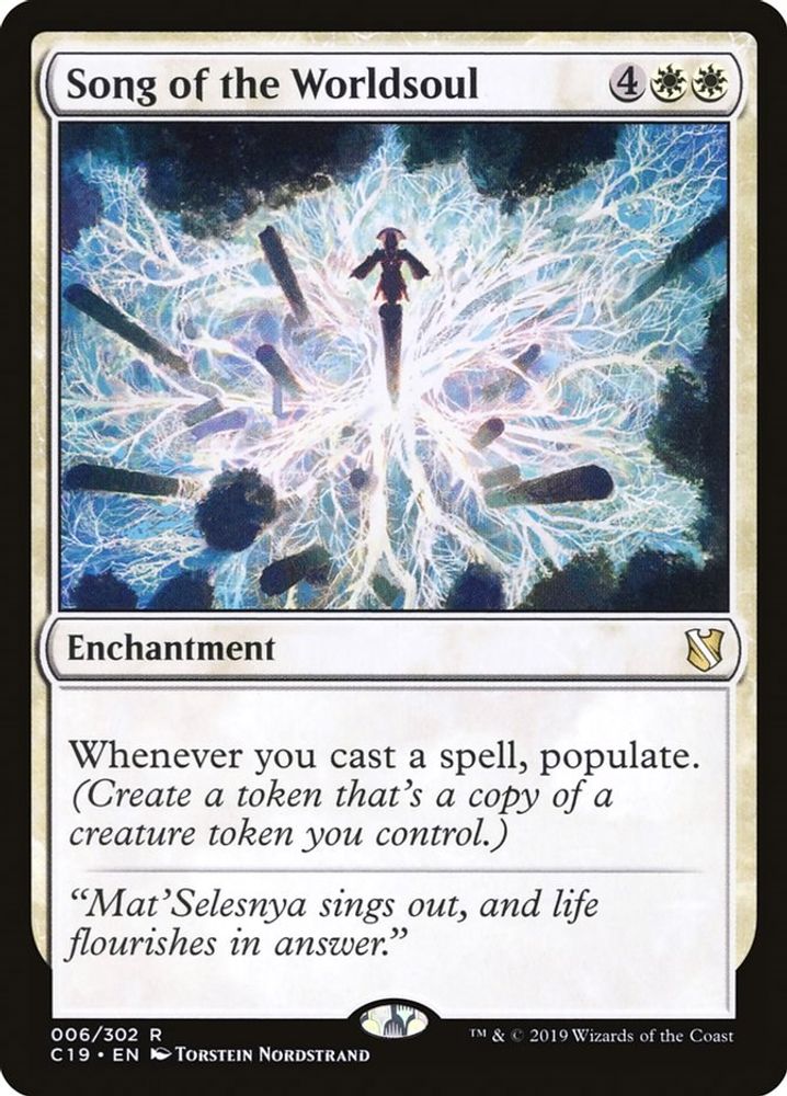 Song of the Worldsoul · 6 · Commander 2019 · Non-foil