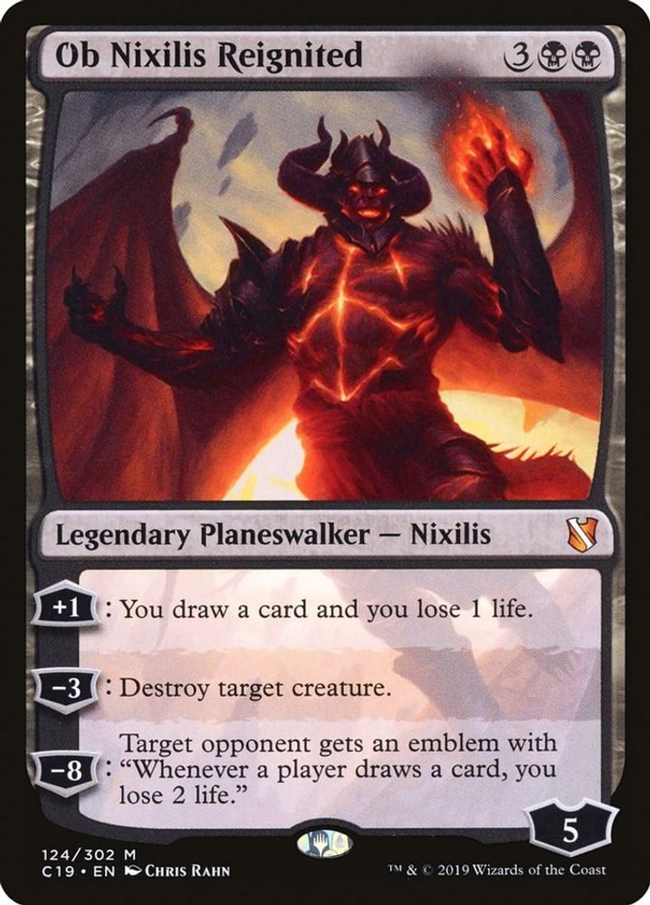 Ob Nixilis Reignited · 124 · Commander 2019 · Non-foil