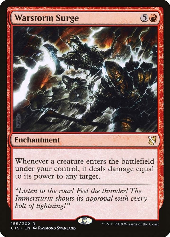 Warstorm Surge · 155 · Commander 2019 · Non-foil