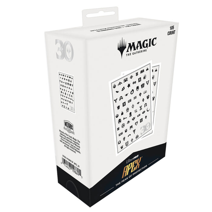 Deck Protector: Apex: Magic the Gathering: 30th Anniversary - The Gathering logo and Apex branding with small card icon patterns on front panel.