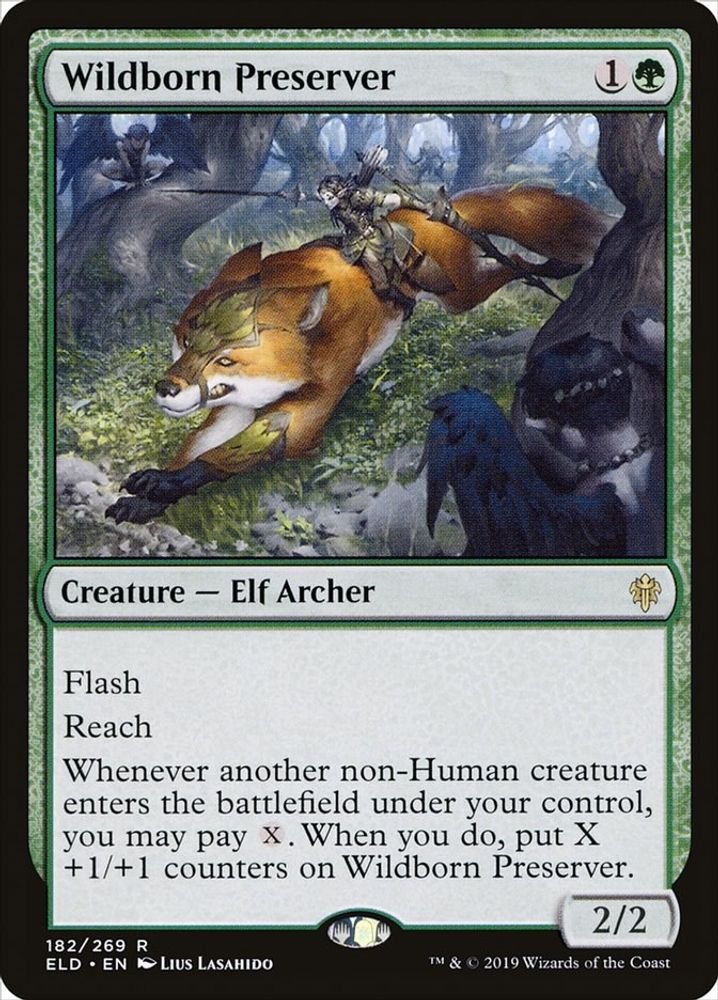 Wildborn Preserver · 182 · Throne of Eldraine · Non-foil