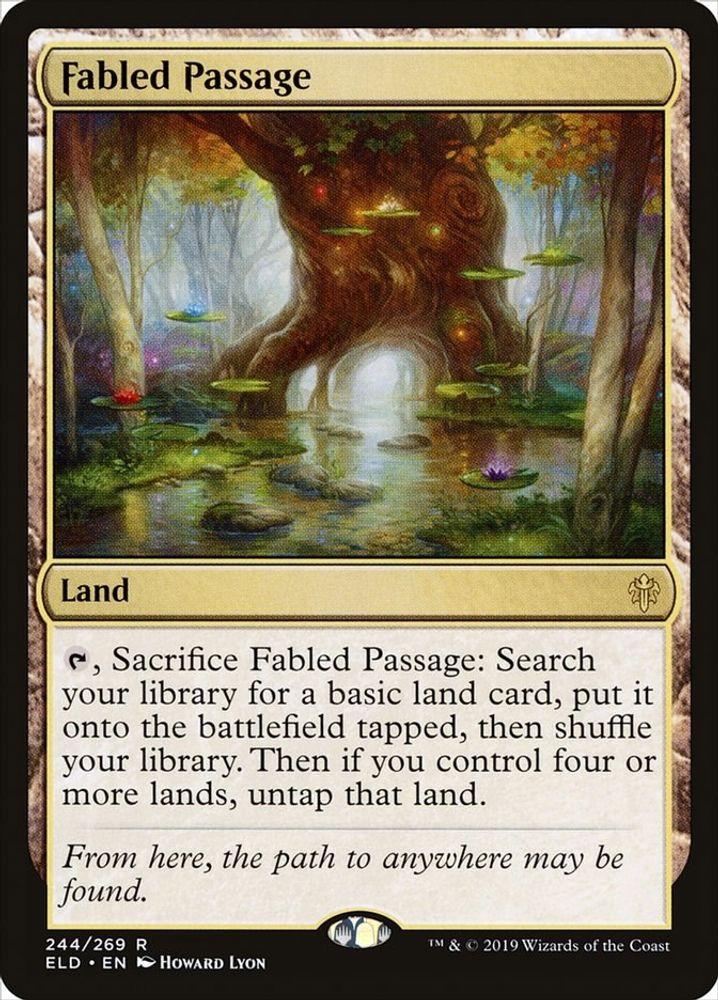 Fabled Passage · 244 · Throne of Eldraine · Non-foil