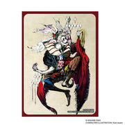 Square Enix Card Sleeves: Final Fantasy - Kefka - Card sleeves featuring colorful, dynamic illustration of Kefka from Final Fantasy with red, black, and white tones on beige.