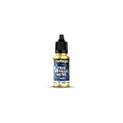 Vallejo True Metallic Metal Light: Radiant Yellow (18ml) - Small plastic bottle of Vallejo True Metallic Metal Light paint in radiant yellow with black screw cap and blue label.