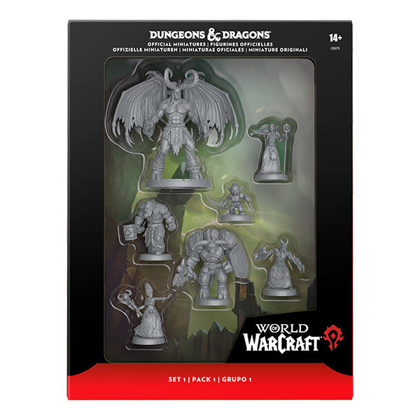 D&D Miniatures: World of Warcraft Unpainted Minis - Horde + Illidan (PREORDER)