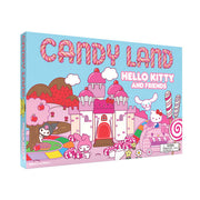 Candyland: Hello Kitty & Friends - Candy Land board game box featuring Hello Kitty and friends with colorful pink castle and candy-themed illustrations on a.