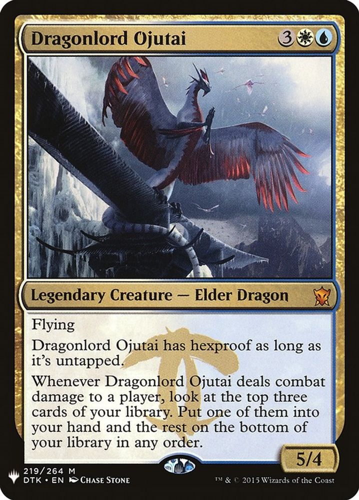 Dragonlord Ojutai · 219/264 · PLST · Non-foil