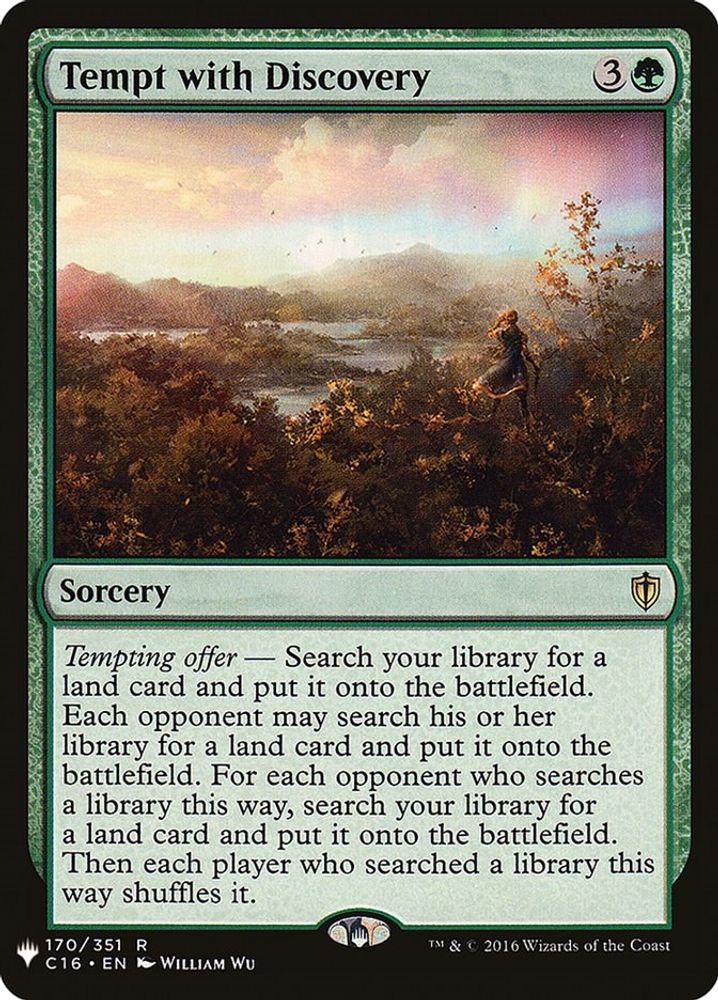 Tempt with Discovery · 170 · The List Reprints · Non-foil