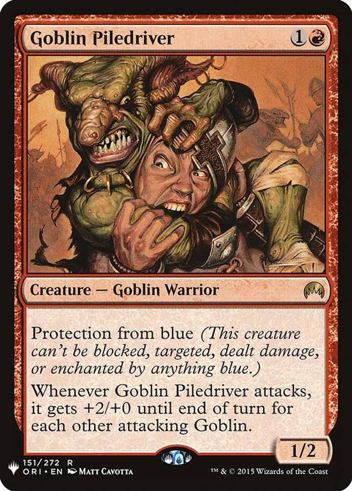 Goblin Piledriver · 151 · PLST · Non-foil