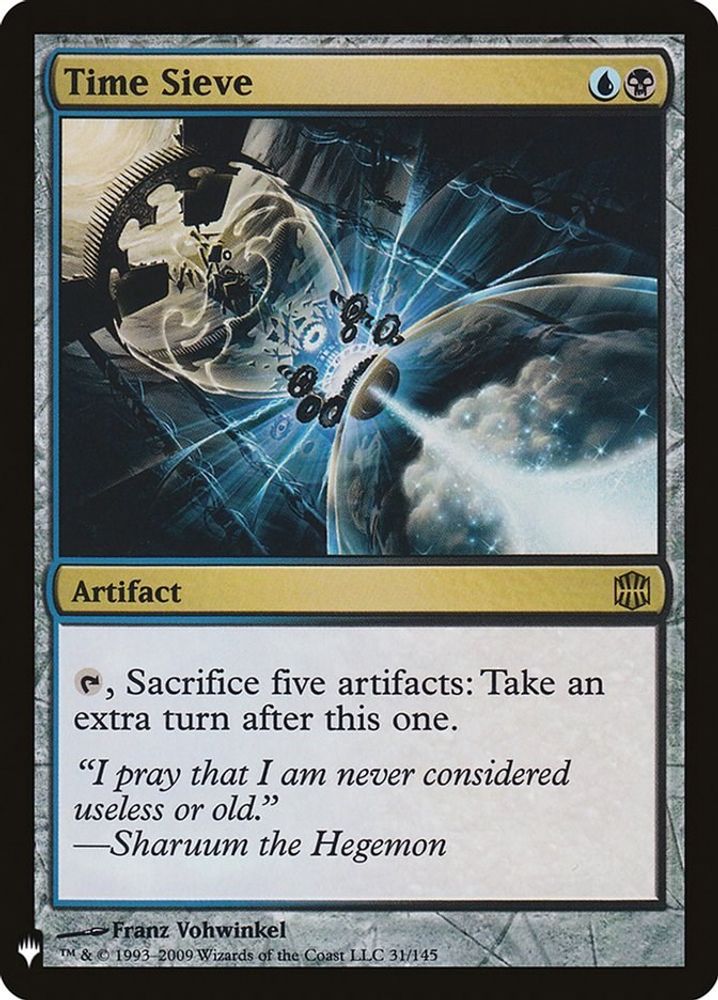 Time Sieve · 31 · PLST · Non-foil