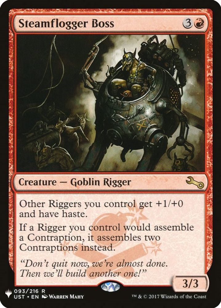 Steamflogger Boss · 093/216 · PLST · Non-foil