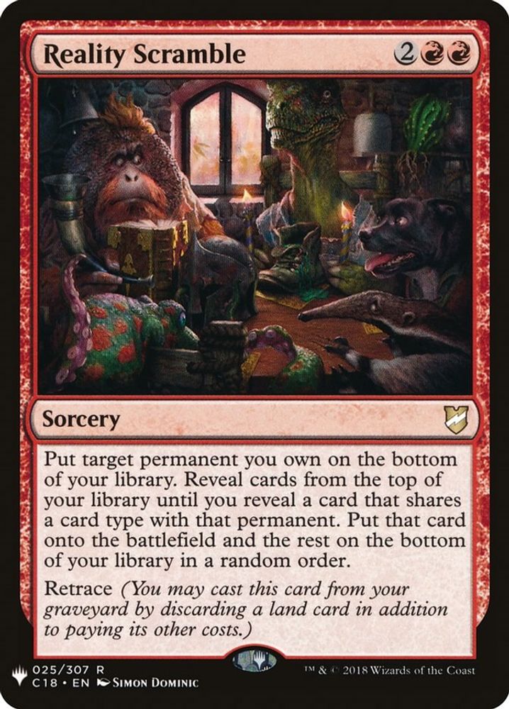 Reality Scramble · 25 · PLST · Non-foil