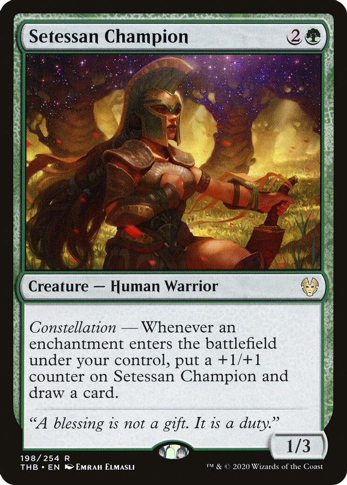 Setessan Champion · 198 · Theros Beyond Death · Non-foil