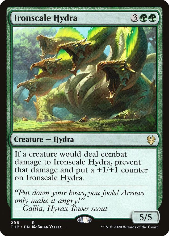 Ironscale Hydra · 296 · Theros Beyond Death · Non-foil