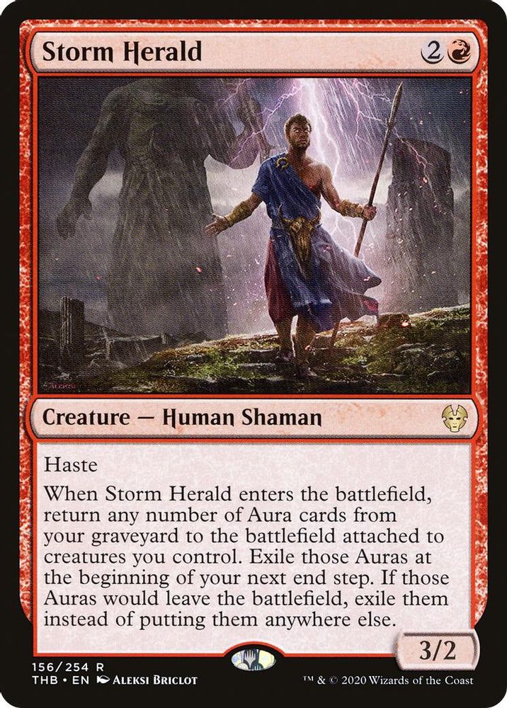 Storm Herald · 156 · Theros Beyond Death · Non-foil