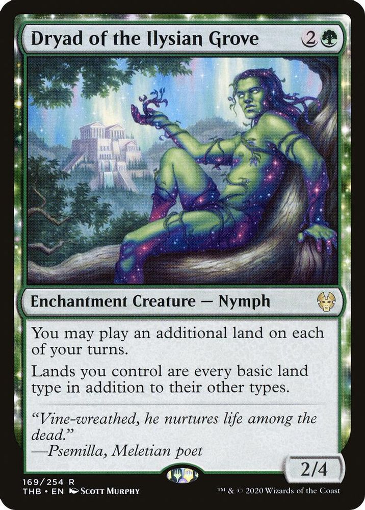 Dryad of the Ilysian Grove · 169 · Theros Beyond Death · Non-foil