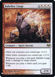 Balefire Liege · 132 · The List Reprints · Non-foil