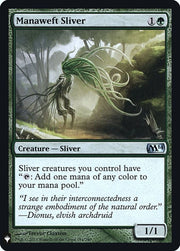 Manaweft Sliver (M14) · 184 · PLST · Foil