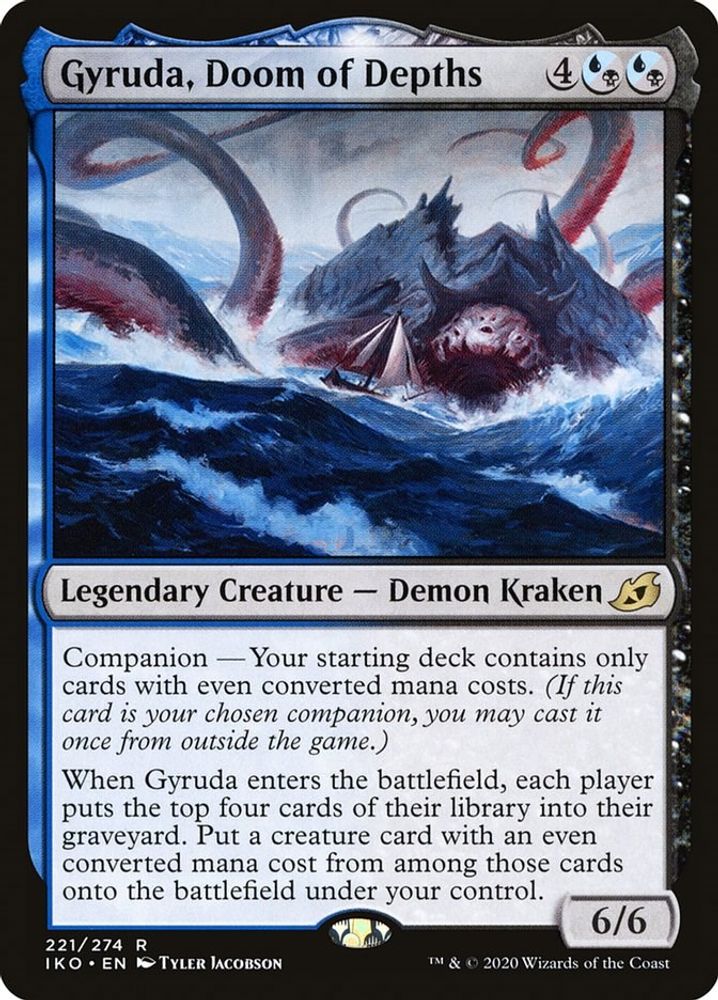 Gyruda, Doom of Depths · 221 · Ikoria: Lair of Behemoths · Non-foil