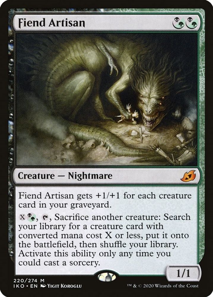 Fiend Artisan · 220 · Ikoria: Lair of Behemoths · Non-foil
