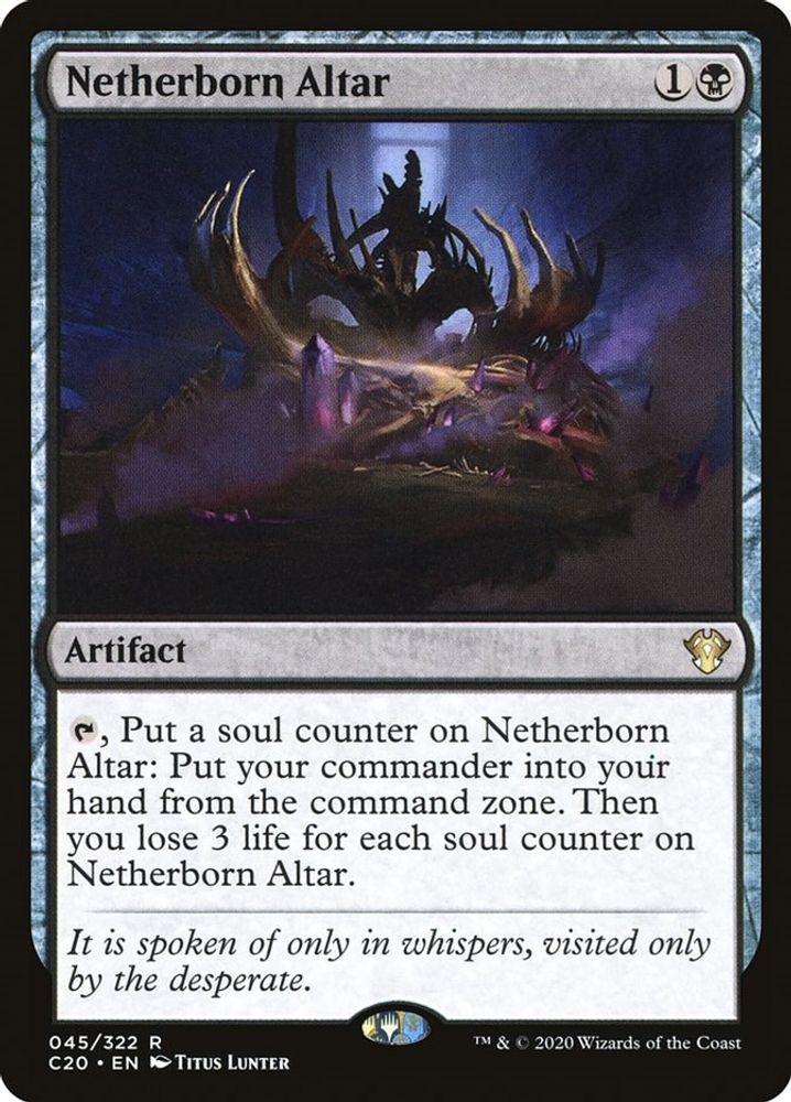 Netherborn Altar · 45 · Commander 2020 · Non-foil