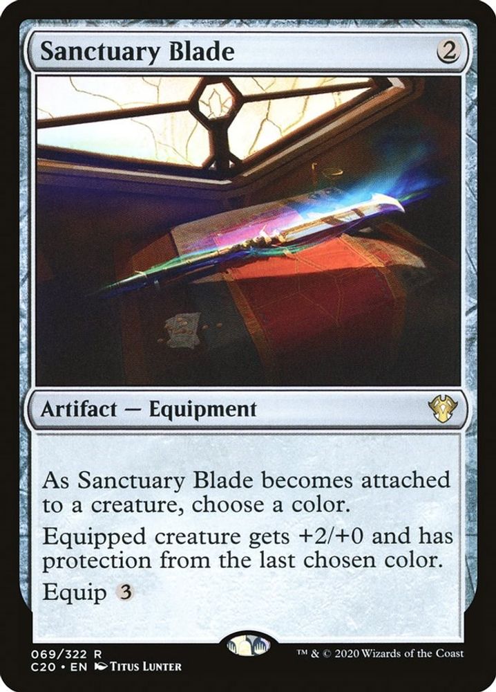 Sanctuary Blade · 69 · Commander 2020 · Non-foil