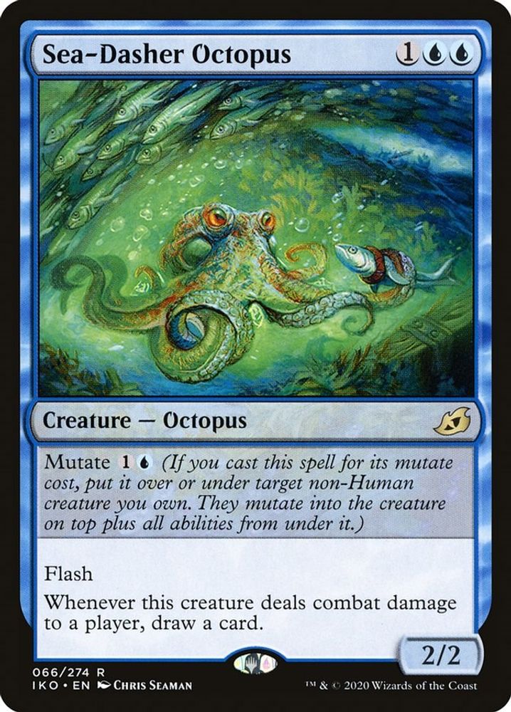 Sea-Dasher Octopus · 66 · Ikoria: Lair of Behemoths · Non-foil
