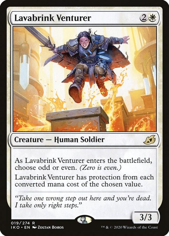Lavabrink Venturer · 19 · Ikoria: Lair of Behemoths · Foil