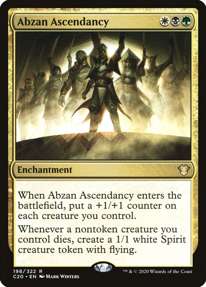 Abzan Ascendancy · 198 · Commander 2020 · Non-foil