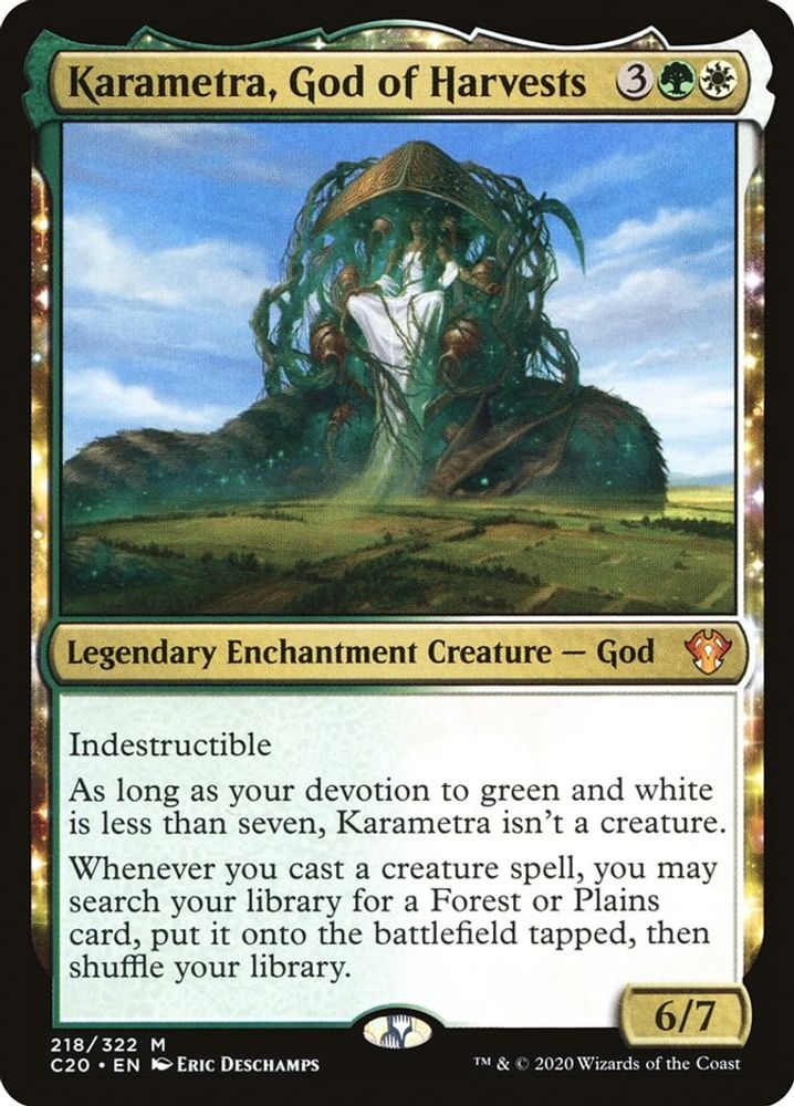 Karametra, God of Harvests · 218 · Commander 2020 · Non-foil