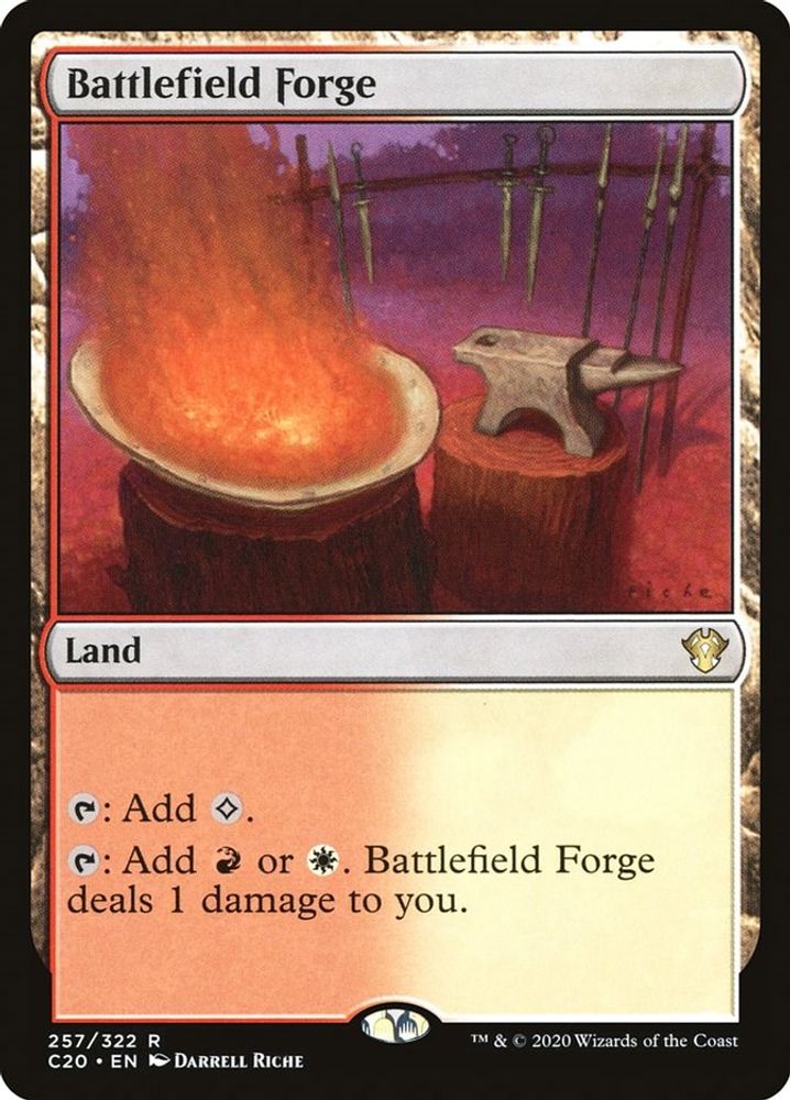 Battlefield Forge · 257 · Commander 2020 · Non-foil