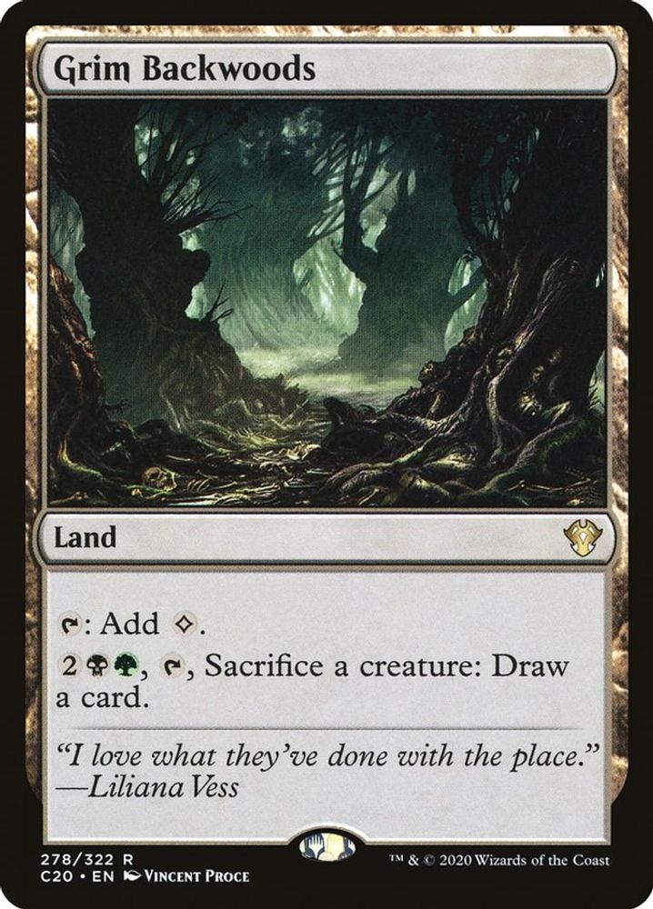 Grim Backwoods · 278 · Commander 2020 · Non-foil