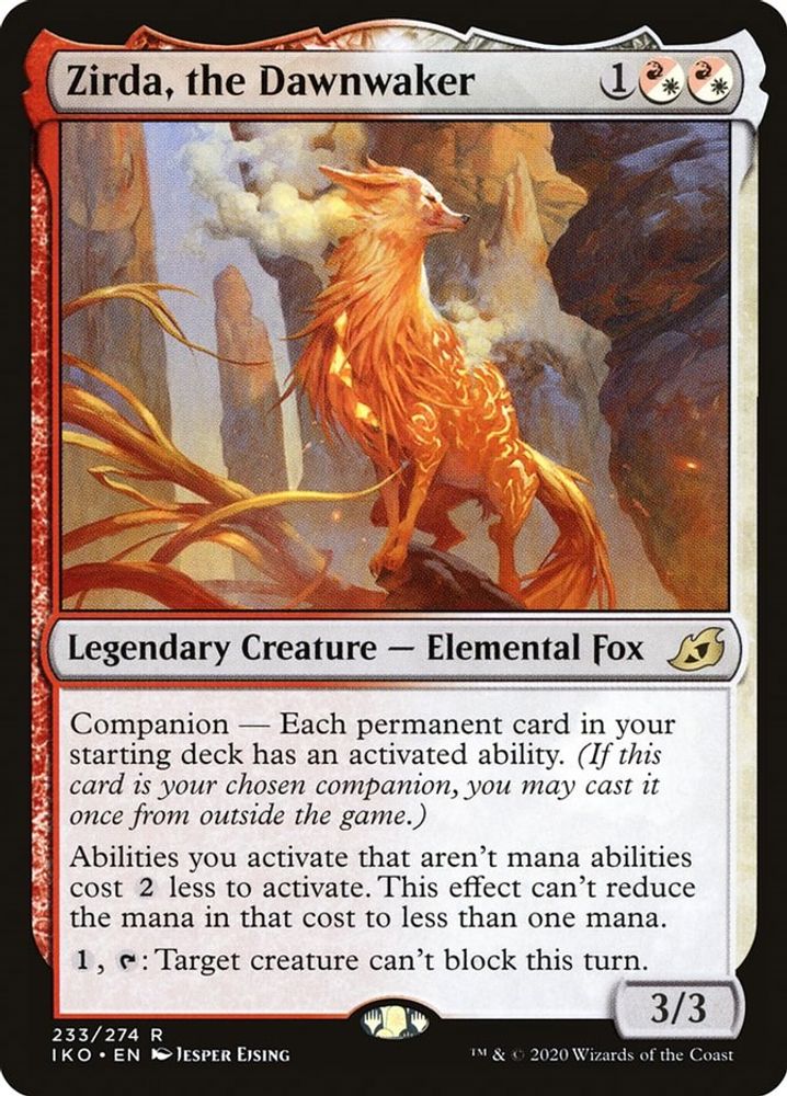 Zirda, the Dawnwaker · 233 · Ikoria: Lair of Behemoths · Non-foil