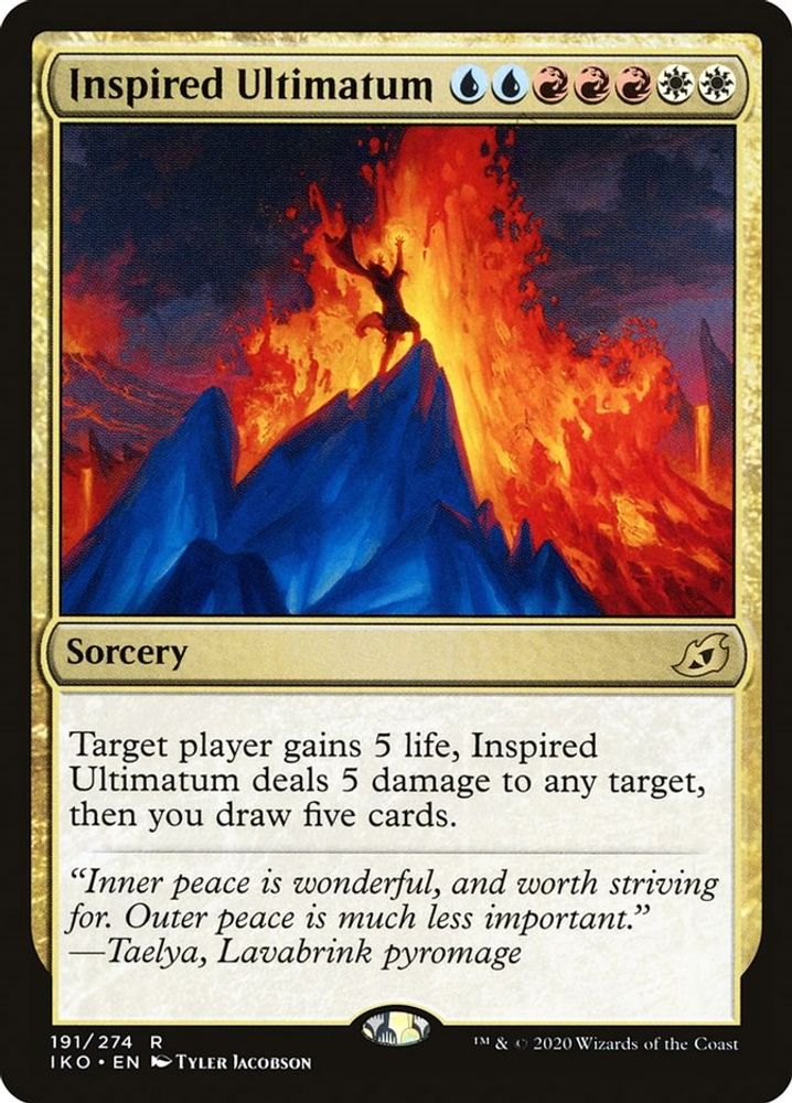 Inspired Ultimatum · 191 · Ikoria: Lair of Behemoths · Non-foil