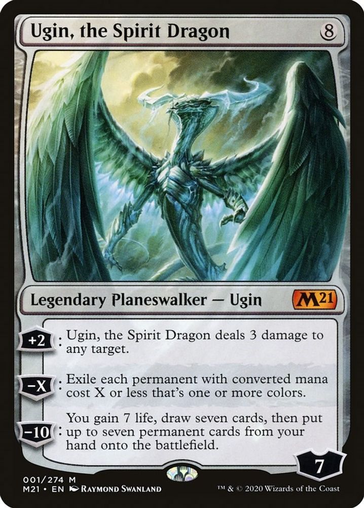 Ugin, the Spirit Dragon · 1 · Core Set 2021 · Non-foil